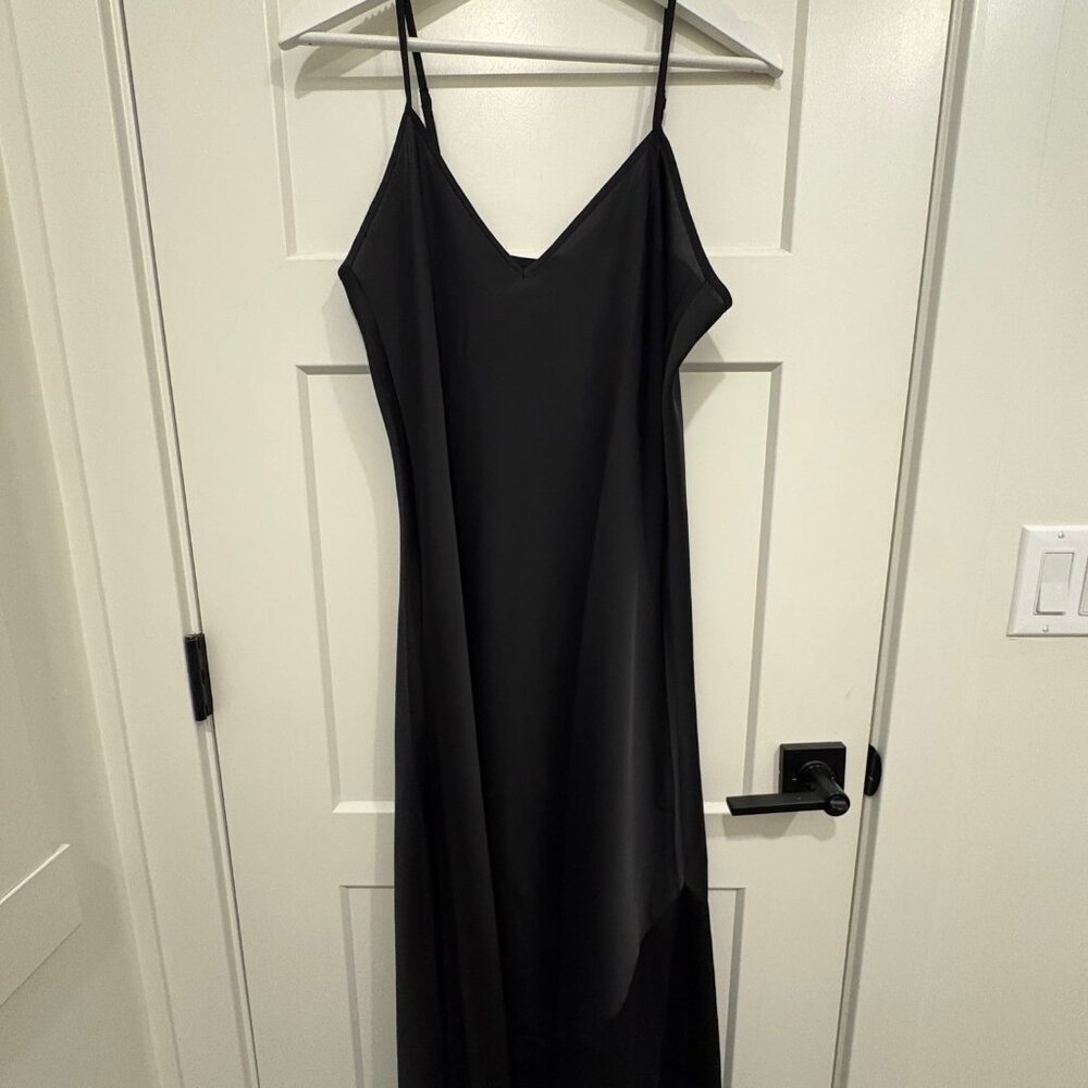 The Birds Papaya X Knix Satin Slip Dress